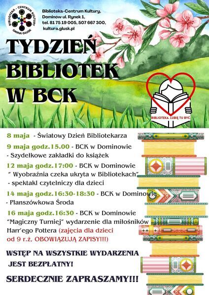 
                                                    Biblioteka. Lubię tu być - XXII Ogólnopolski Tydzień Bibliotek
                                                