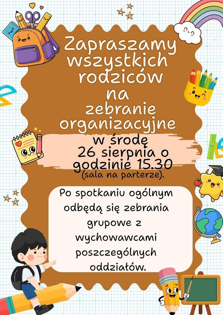 plakat zebranie