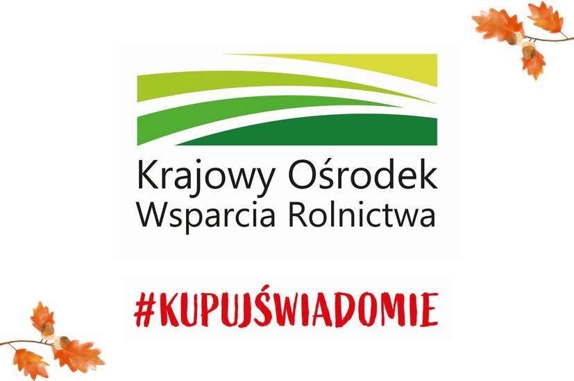 Logotypy KOWR i #kupujświadomie